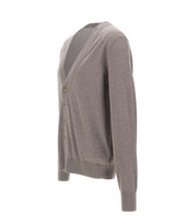 BOSS Cardigan in lana vergine GREY Uomo 