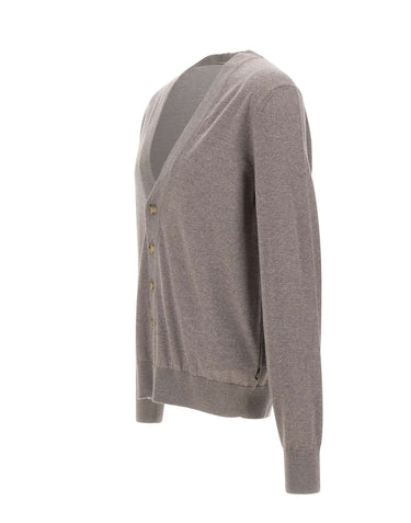 BOSS Cardigan in lana vergine GREY Uomo 
