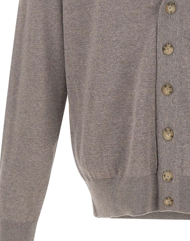 BOSS Cardigan in lana vergine GREY Uomo 