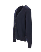 BOSS Cardigan in lana vergine BLUE Uomo 