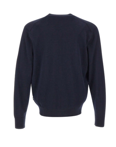 BOSS Cardigan in lana vergine BLUE Uomo 