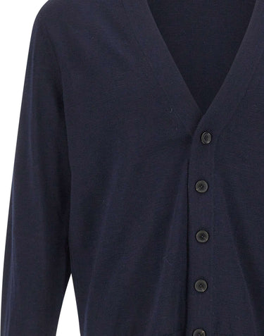 BOSS Cardigan in lana vergine BLUE Uomo 
