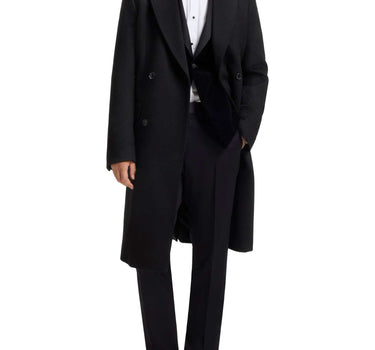 BOSS Cappotto in lana e cashmere BLACK Uomo 