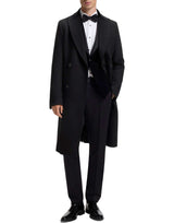 BOSS Cappotto in lana e cashmere BLACK Uomo 