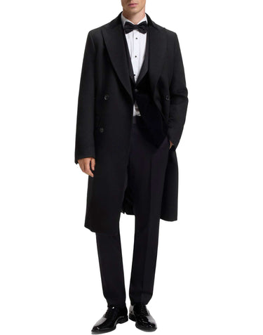 BOSS Cappotto in lana e cashmere BLACK Uomo 