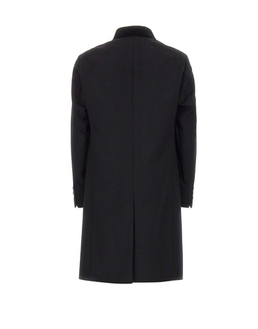 BOSS Cappotto in lana e cashmere BLACK Uomo 