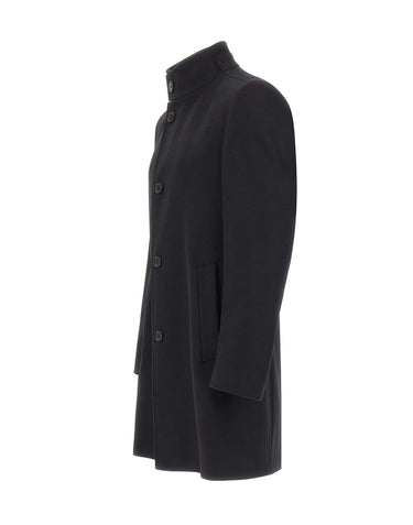 BOSS Cappotto "Hyde" in lana e cashmere BLACK Uomo 