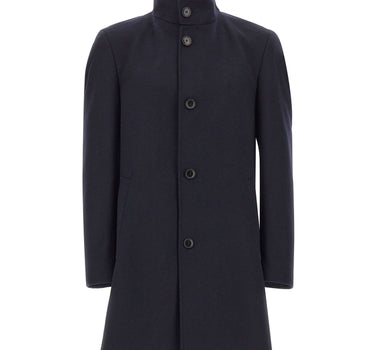 BOSS Cappotto "Hyde" in lana e cashmere BLUE Uomo 