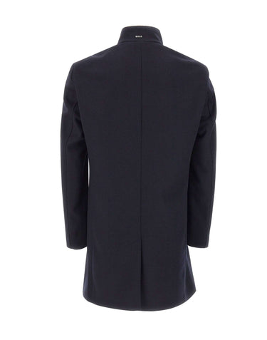 BOSS Cappotto "Hyde" in lana e cashmere BLUE Uomo 