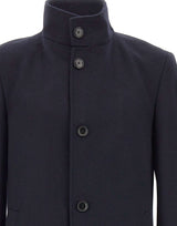 BOSS Cappotto "Hyde" in lana e cashmere BLUE Uomo 
