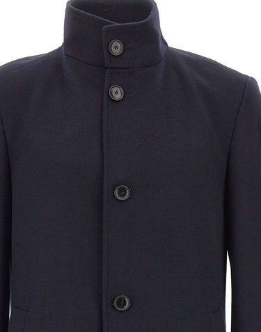 BOSS Cappotto "Hyde" in lana e cashmere BLUE Uomo 