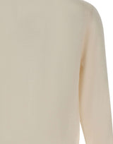BOSS Maglia in lana vergine WHITE Uomo 
