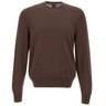 BOSS Maglia in lana vergine BROWN Uomo 