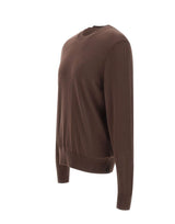 BOSS Maglia in lana vergine BROWN Uomo 