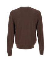 BOSS Maglia in lana vergine BROWN Uomo 