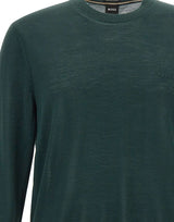 BOSS Maglia in lana vergine GREEN Uomo 