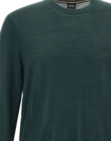 BOSS Maglia in lana vergine GREEN Uomo 