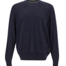 BOSS Maglia in lana vergine BLUE Uomo 