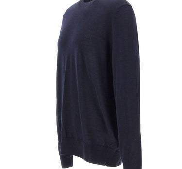 BOSS Maglia in lana vergine BLUE Uomo 