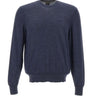 BOSS Maglia in lana vergine BLUE Uomo 
