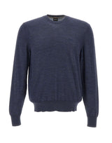 BOSS Maglia in lana vergine BLUE Uomo 