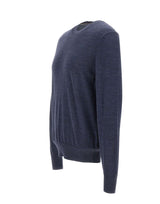 BOSS Maglia in lana vergine BLUE Uomo 