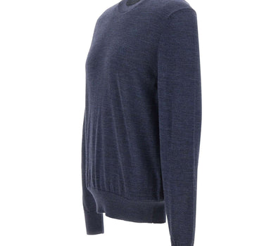 BOSS Maglia in lana vergine BLUE Uomo 