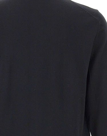 BOSS Cardigan in lana con zip BLACK Uomo 
