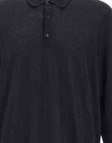 BOSS Polo in lana vergine BLACK Uomo 