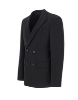 BOSS Blazer doppiopetto "Houston" in lana vergine REDA BLACK Uomo 