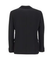 BOSS Blazer doppiopetto "Houston" in lana vergine REDA BLACK Uomo 