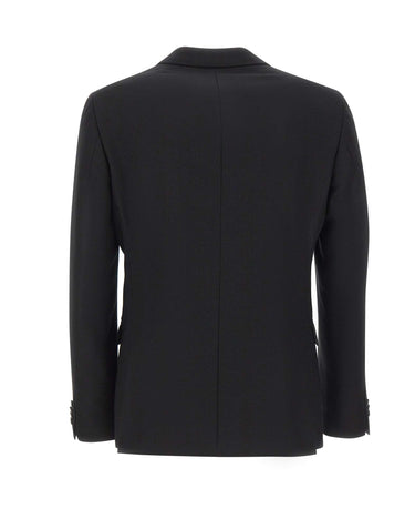 BOSS Blazer doppiopetto "Houston" in lana vergine REDA BLACK Uomo 
