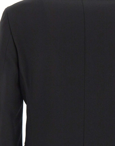 BOSS Blazer doppiopetto "Houston" in lana vergine REDA BLACK Uomo 