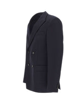BOSS Blazer doppiopetto "Houston" in lana vergine REDA BLUE Uomo 