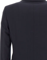 BOSS Blazer doppiopetto "Houston" in lana vergine REDA BLUE Uomo 