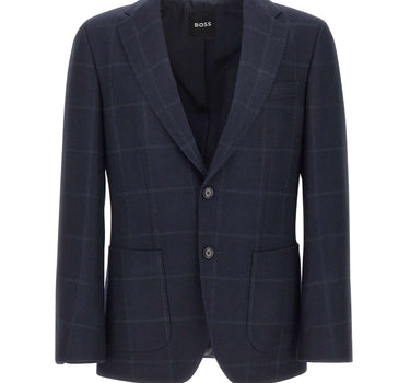 BOSS Blazer monopetto "Hutson" BLUE Uomo 
