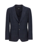 BOSS Blazer monopetto "Hutson" BLUE Uomo 