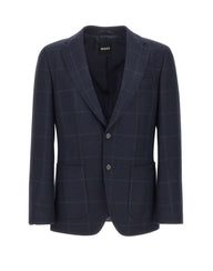 BOSS Blazer monopetto "Hutson" BLUE Uomo 