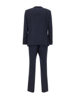 BOSS Abito in lana vergine slim fit BLUE Uomo 