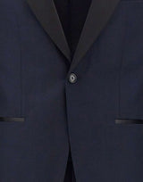 BOSS Abito in lana vergine slim fit BLUE Uomo 