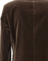 BOSS Blazer "Hutson" con dettagli in raso BROWN Uomo 