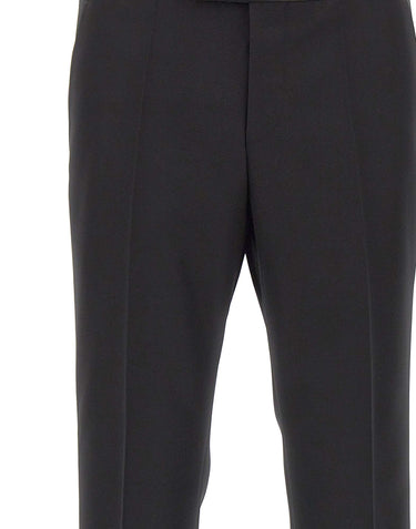 BOSS Pantaloni "Genius" con dettagli in seta BLACK Uomo 