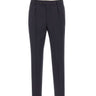 BOSS Pantaloni in lana vergine relaxed fit BLUE Uomo 