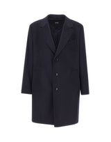 BOSS Cappotto in lana e cashmere BLUE Uomo 