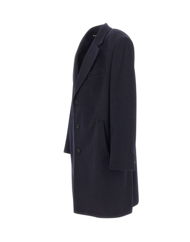 BOSS Cappotto in lana e cashmere BLUE Uomo 