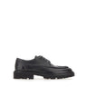 BOSS Stringate in pelle con suola carrarmato BLACK Uomo 