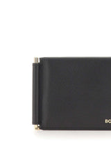 BOSS Portafogli in pelle saffiano BLACK Uomo 