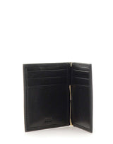BOSS Portafogli in pelle saffiano BLACK Uomo 