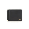BOSS Portafogli in pelle saffiano BLACK Uomo 