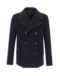 BOSS Cappotto "Hyde" BLUE Uomo 